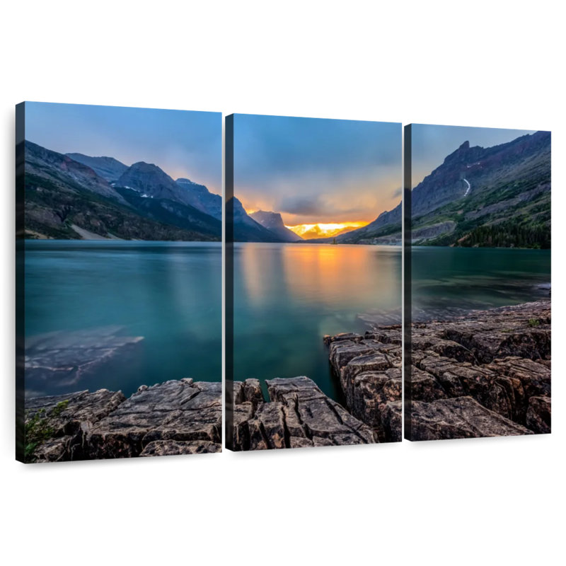 Alvord Lake Saint Mary, H 24 po x l 38 po