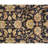 High-Quality Hand-Knotted Black And Cream Area Rug