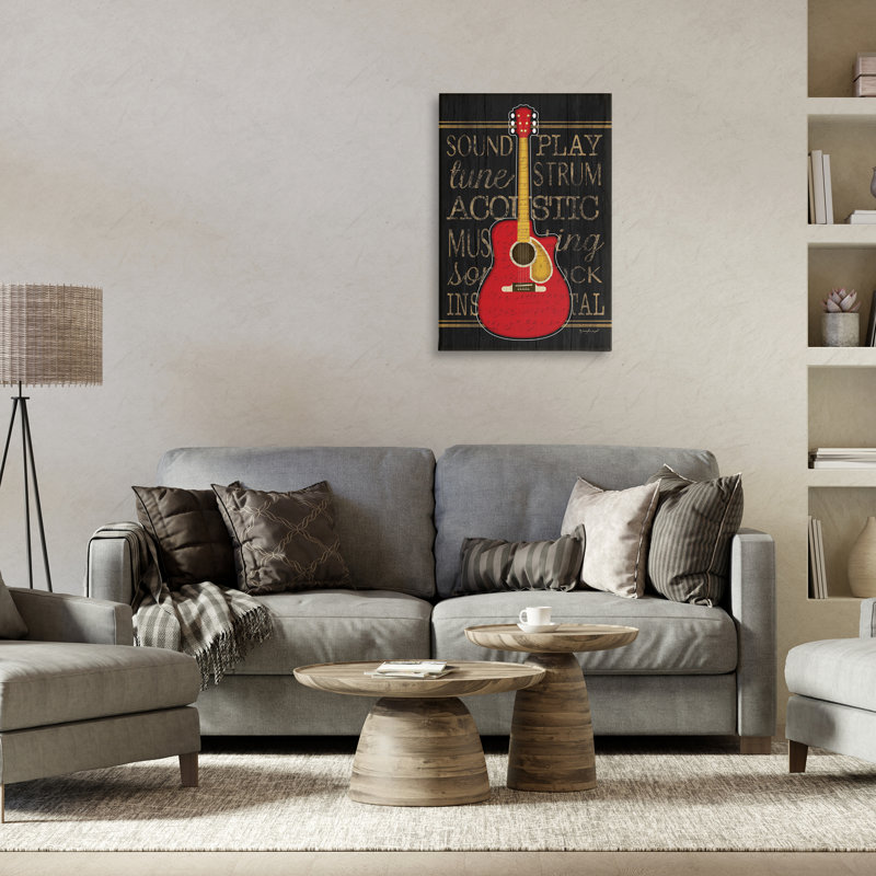 "Garage Band", art mural par Jennifer Pugh, H 20 po x l 30 po