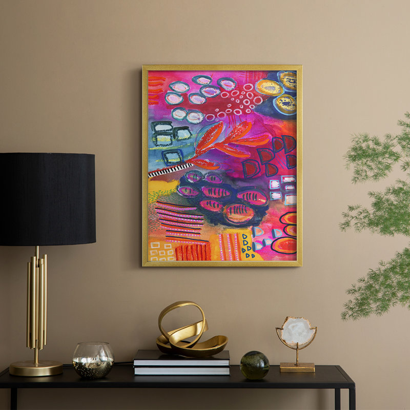 Vivaciously Changing I Framed Print - Solid Wood