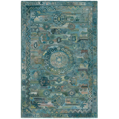 Maglena Hand Tufted Performance Southwestern Rug