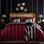 Laurence Llewelyn-Bowen Festivo Circus Stripe Duvet Cover Set Red