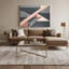 «Geometric Abstraction 94», art mural sur toile noire-320242565