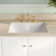 DeerValley Ursa 18" X 13" Rectangular Vitreous China Undermount Bathroom Sink with Overflow