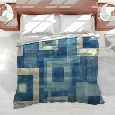 Geometric Abstract Cotton Blend Comforter