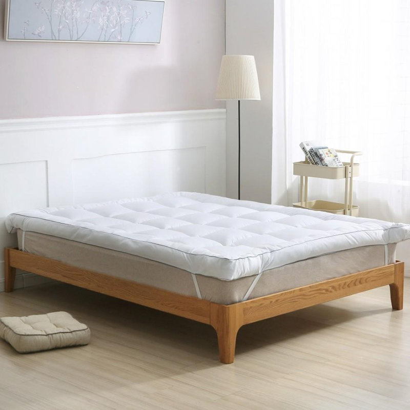 Synthetic Microfibre Hollowfibre 10cm Deep Mattress Topper, Three Quarter