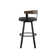 Drees Swivel Upholstered Counter & Bar Stool with Wood Backrest