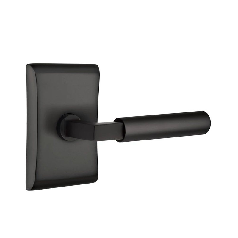 Levier de porte de passage, Oui, Dos plat