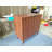 Sideboard Buffet Cabinet With Storage, Farmhouse Buffet Cabinet With Paper Clip Design, Wood Coffee Bar Storage Cabinet