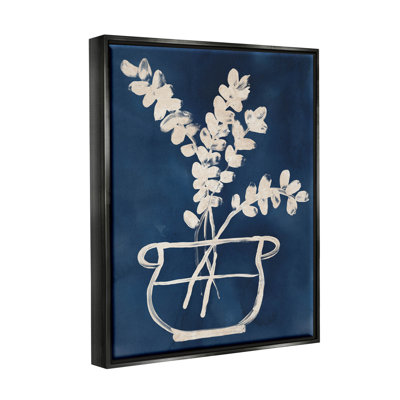 «Abstract Leaves Botanical Outline», estampe numérique de June Erica Vess