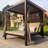 Outdoor Metal Chaise Lounge , Cushion Included