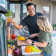 Backyard Discovery Fusion Flame Galvanized Steel Covered Outdoor Kitchen with Stainless Steel Grill and Refrigerator
