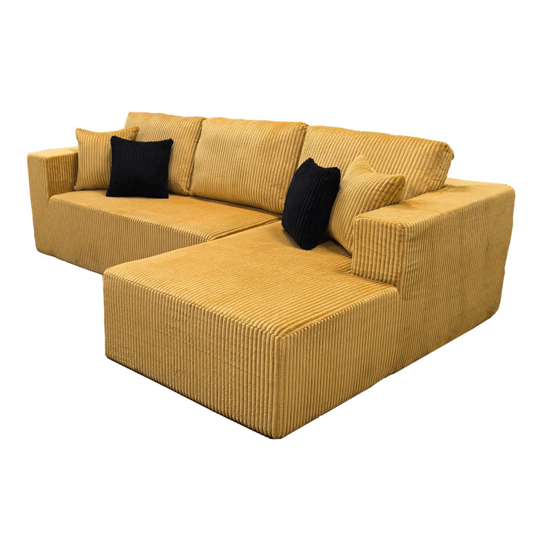Canapé modulaire Fogshire, Orienté à droite, Gingembre gingembre