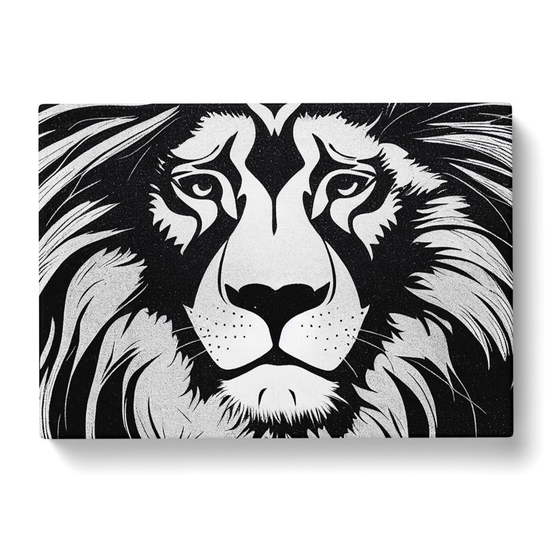 A Remarkable Lion - Wrapped Canvas