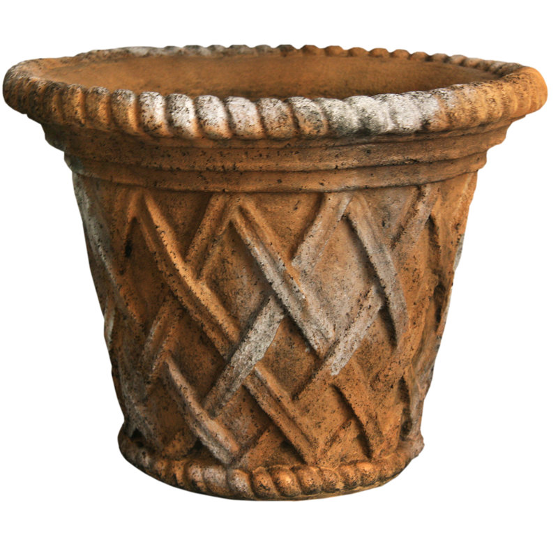 Pot de fleurs en fiberstone, Oui