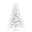 Arbre de Noël artificiel de 7,5 pi de hauteur, arbre de Noël non éclairé avec 1346 pointes de branches, ouverture automatique, base en acier, décoration des Fêtes pour bureau personnel, blanc-1014794456