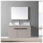 Dessus de meuble-lavabo simple en pierre frittée 37,01 avec 1 trou de robinet
