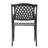 2 Cast Aluminum Dining Chair - Black Mesh Chairs, For Outdoor Use, Fits Patio, Deck, Backyard Chairs   Of 2  Mesh, , Patio Deck
