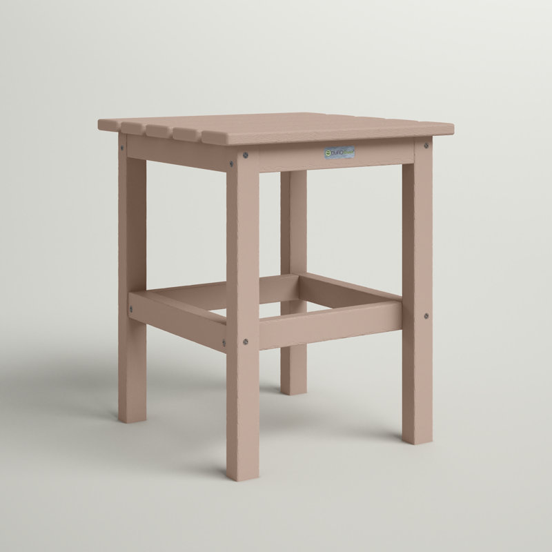 Table d'appoint Leighton, Bois patiné