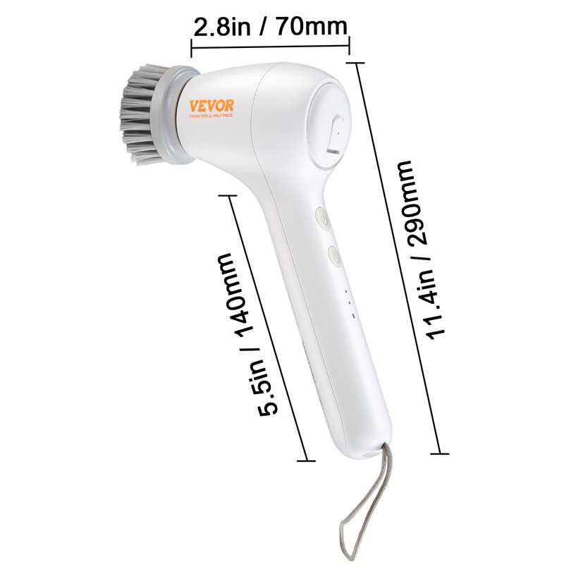 Brosses de nettoyage réglables avec tête remplaçable