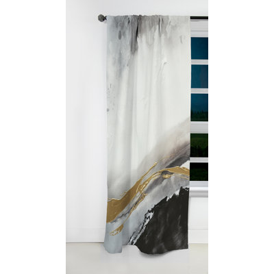 Robbe - Abstract Marble Curtain - Blackout Marble Curtain - 1 Panels
