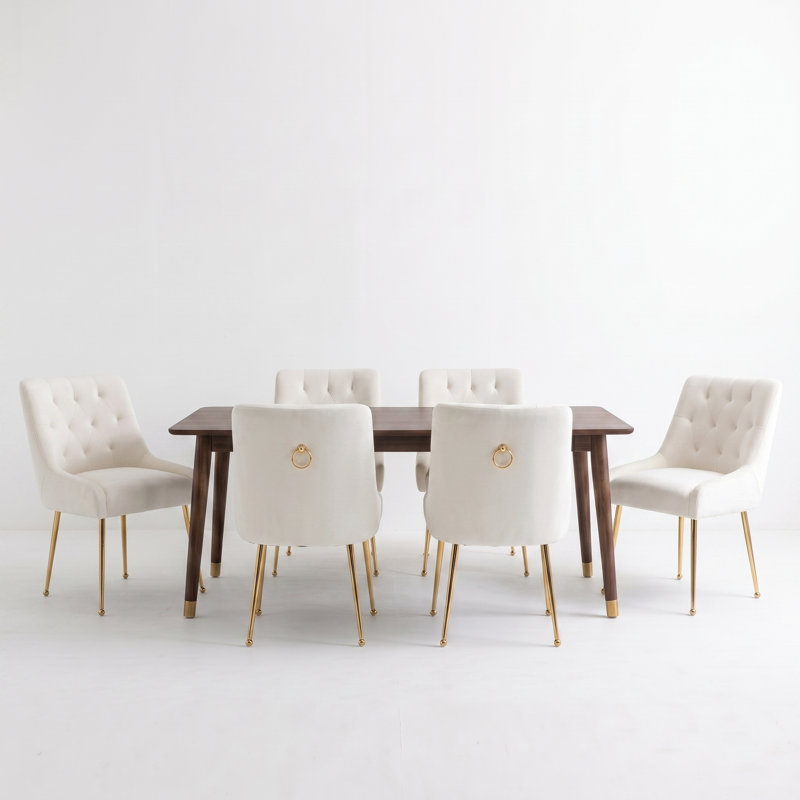 Chaise d'appoint Mayreli, Beige
