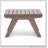 Sedona Acacia Wood Outdoor Side Table With Durable Design And Open Slat Top For Patio And Garden Use