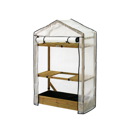 2.5 Ft W x 1.5 Ft D Mini Greenhouse