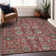 Premium Machine Washable Prisco Red Rug