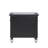 Klarrisa 3 - Drawer Nightstand in Black and Silver