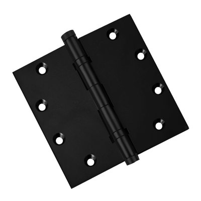 Charnière de porte simple à roulement à billes en laiton massif H 5 po x l 5 po