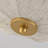 3-Light Linen Petal Bowl Semi Flush Mount