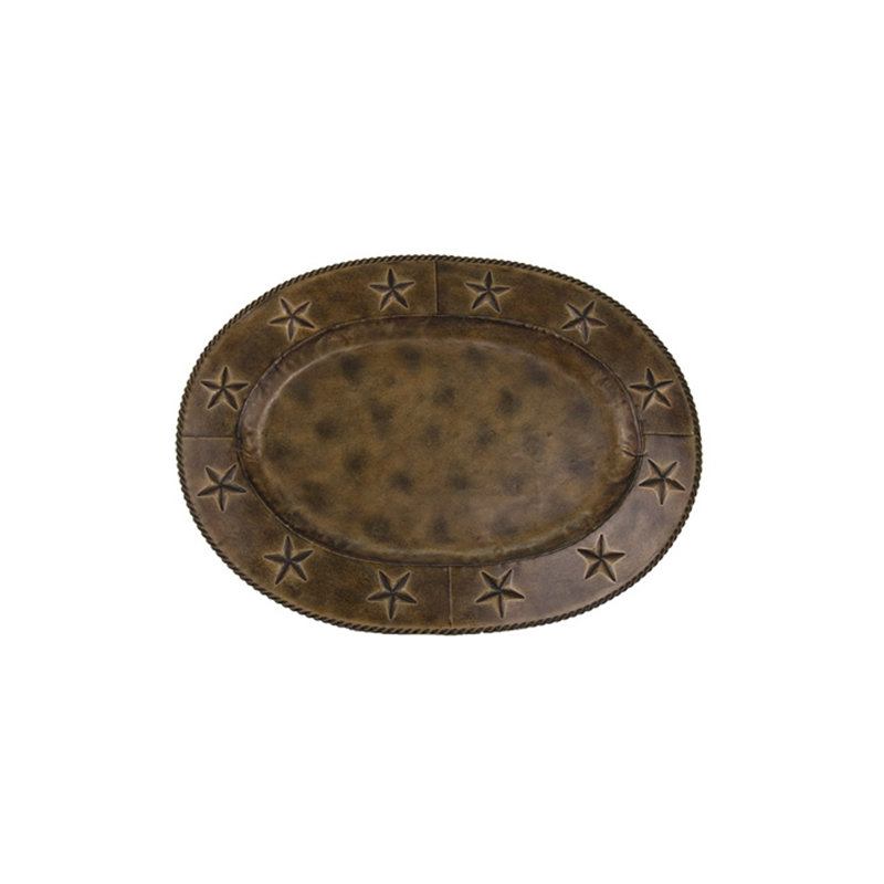 Star Iron Oval Tray, 1PC
