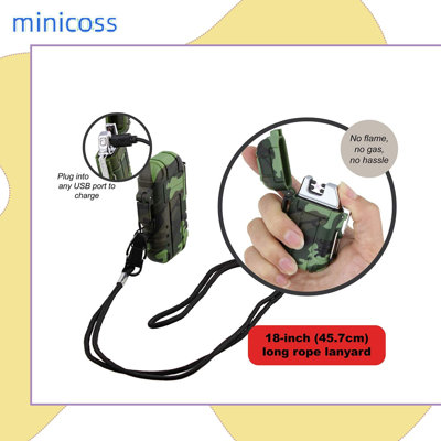 Briquet électrique rechargeable USB