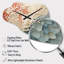 Grande horloge murale rose et blanche-398994636
