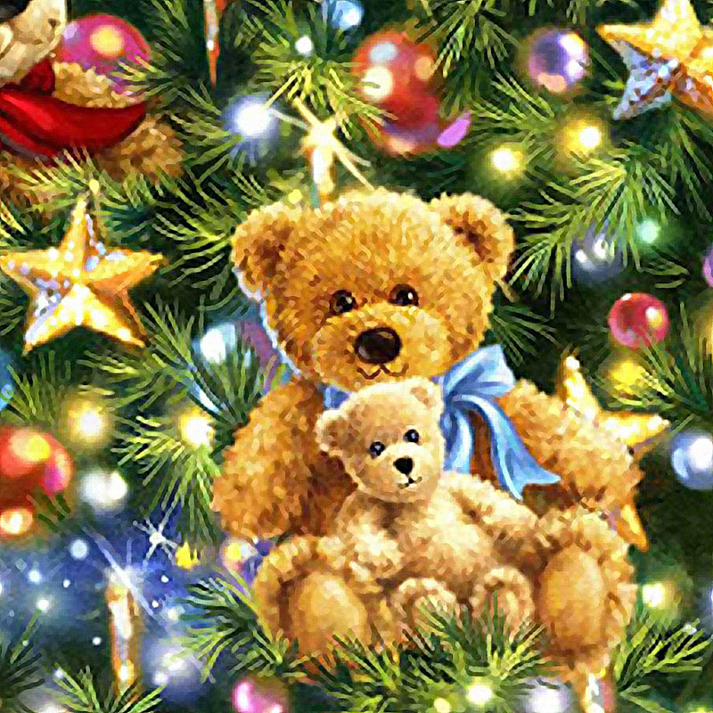 OD Christmas Bear Decorative Accent