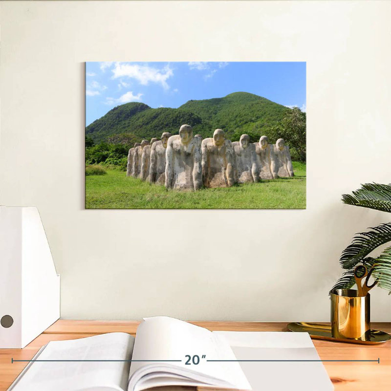 Anse Cafard Slave Memorial, 8" H x 12" W