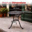TABREEZ Garden & Patio Black Cast Aluminium Bistro Table