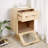 MDF Creative Rotatable Robot Storage Side Table