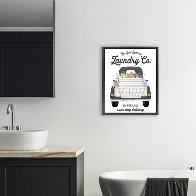 Cadre flottant de camion de service de blanchisserie, design par lettré et doublé