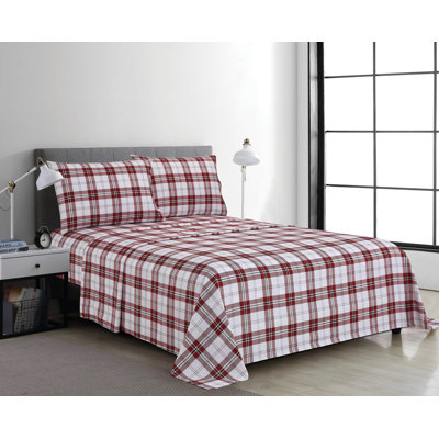 Ensemble de draps en microfibre 4 pièces