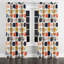 Rideaux obscurcissant Patchwork - Rideau moderne à œillets Bojerski - 1 panneau-227980117-227980115