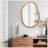 Irregular Wall Mirror Decorative, Asymmetrical Wavy Accent For Modern Elegance And Enhanced Aesthetic, 32X22 Inch