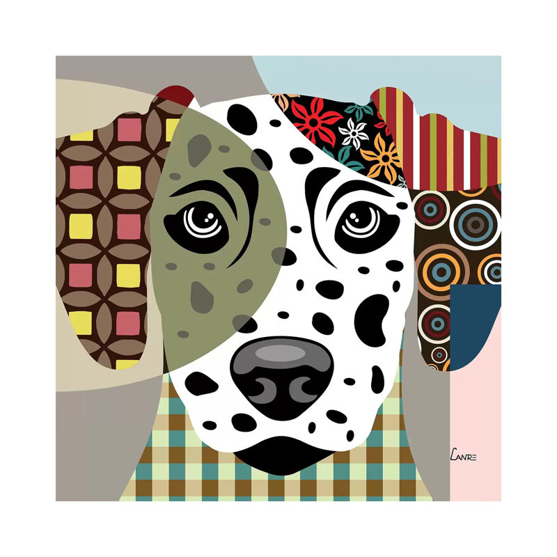 Dalmatian by Lanre Studio - Wrapped Canvas Print, 45.72 cm H x 45.72 cm W