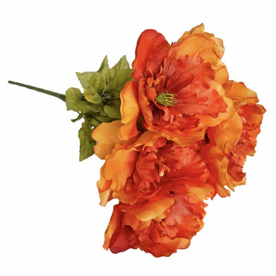 3 pièces 7 têtes de pivoines artificielles (ensemble de 3)