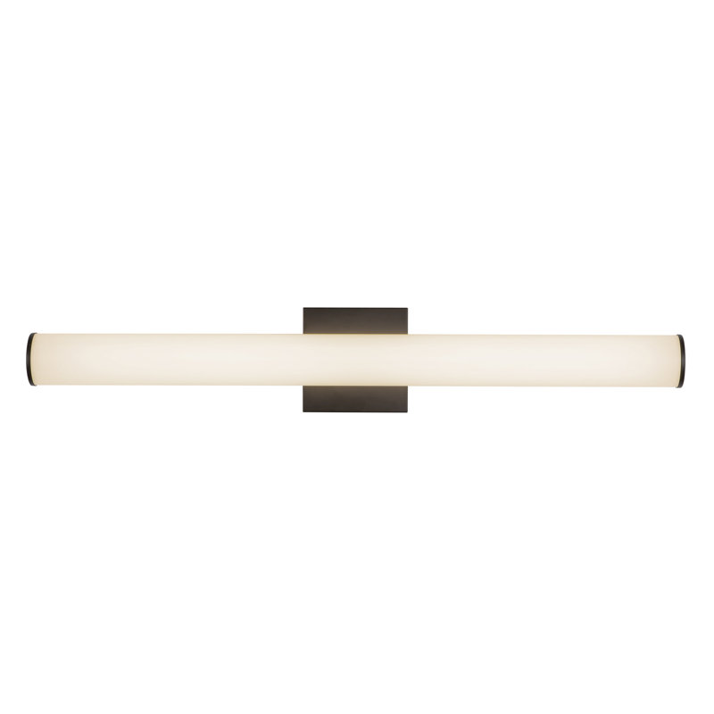 Rico 30-in Black dimmable LED Wall Sconce, Matte Black