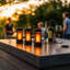 Lanterne solaire Fox Flame Dock - paquet de 4