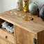 Armoire console en bois d'orme massif