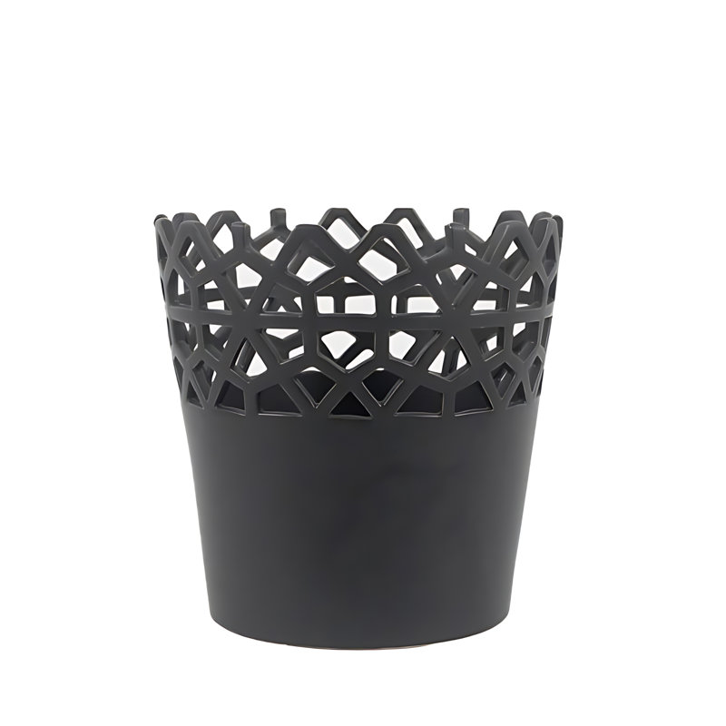 Vase de table en céramique Doylestown, Noir