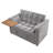 Collison 48" Square Arm Convertible Sleeper-842644451